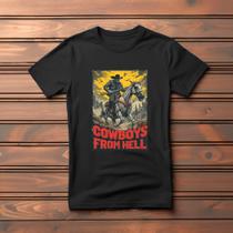 Cowboys From Hell Cor:PretoTamanho:GG Cowboys From Hell Cor:PretoTamanho:GG