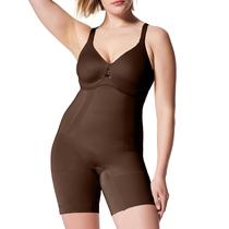 Coxa mais fina SPANX OnCore, cintura alta, nível 4, castanha, 1X