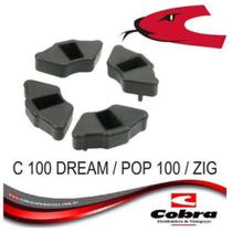Coxim da coroa Honda Pop 100 2007 a 2015 COBRA CXR5 Coxim da coroa Honda Pop 100 2007 a 2015 COBRA CXR5