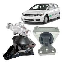 Coxim do motor honda new civic 1.8 16v hidraulico inferior 2006 á 2011 kit c/2 unidades (1ld + 1le)