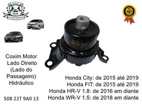 Coxim do Motor Lado Direito (Lado do Passageiro) para Honda Fit, City, HRV Coxim do Motor Lado Direito (Lado do Passageiro) para Honda Fit, City, HRV
