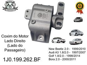 Coxim do Motor Lado Direito (Lado do Passageiro) para Volkswagen Golf, Bora, New Beetle, Audi A3