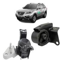 Coxim do motor lifan x60 1.8 16v 2012 á 2019 superior direito/esquerdo manual - par Coxim do motor lifan x60 1.8 16v 2012 á 2019 superior direito/esquerdo manual - par