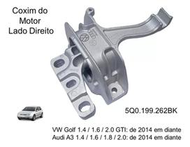 Coxim Motor Lado Direito Audi A3, Volkswagen Golf