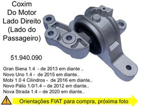 Coxim Motor Lado Direito (Lado do Passageiro) para Fiat Pálio, Mobi, Uno, Gran Siena Coxim Motor Lado Direito (Lado do Passageiro) para Fiat Pálio, Mobi, Uno, Gran Siena