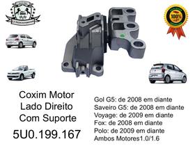 Coxim Motor Lado Direito (Lado do Passageiro) para Volkswagen Gol, Saveiro, Voyage, Fox, Polo