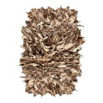 Coxinilho Pelego Marrom Lã Trançada Grande Para Montaria Cavalo