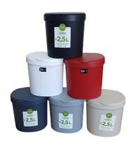 Coza - Lixeira de Pia com Tampa 2,5L Basic Coza - Lixeira de Pia com Tampa 2,5L Basic