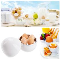 Cozedor 4 Ovos Cozidos Recipiente Fazer Microondas Design Compacto Função Cozinhar Egg Cooker Prático e Saudável - Propius