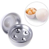 Cozedor 4 Ovos Cozidos Recipiente Fazer Microondas Design Compacto Função Cozinhar Forma Prático e Saudável - Propius