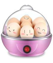 Cozedor a Vapor Elétrico Cozinhar Ovo Egg Cooker 110v Rosa