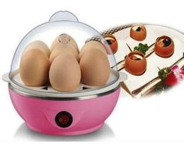 Cozedor de ovos 220v plasvale rapido eletrico a vapor rosa - Egg