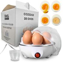 Cozedor de Ovos Elétrico 7 Ovos Snel Home 220V Máquina de Cozinhar a Vapor Compacta, Rápida e Prática para Cozinha Cozedor de Ovos Elétrico 7 Ovos Snel Home 220V Máquina de Cozinhar a Vapor Compacta, Rápida e Prática para Cozinha