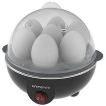 Cozedor De Ovos Elétrico P/ 7 Unidades C/ Luz Indicadora Tampa Transparente Compacto Prático P/ Cozimento Vapor