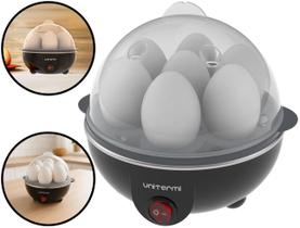 Cozedor De Ovos Elétrico Portátil Cozimento A Vapor Com Tampa Transparente Para Até 7 Ovos