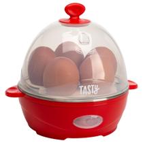 Cozedor de Ovos Mini Tasty para Bancada Vermelho com Capacidade para 5 Ovos Cozedor de Ovos Mini Tasty para Bancada Vermelho com Capacidade para 5 Ovos