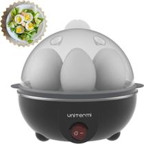 Cozedor De Ovos Portátil Elétrico a Vapor Cozinha até 7 Ovos Desliga automático Unitermi