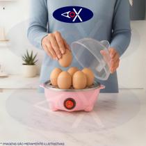 Cozedor Elétrico de Ovos Automático com Tampa Capacidade 7 Ovos