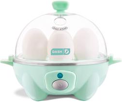 Cozedor elétrico de ovos com capacidade para 6 ovos, função de desligamento automático e opções de cozedura de ovos cozidos, escalfados, mexidos e omeletes - Aqua