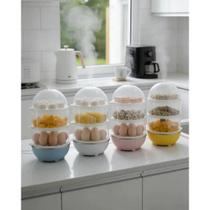 Cozedor Elétrico de Ovos e Legumes ,Vapor Uniforme 110/220V Voltagem:110v Cozedor Elétrico de Ovos e Legumes ,Vapor Uniforme 110/220V Voltagem:110v