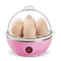 Cozedor Elétrico Vapor Cozinha Multi Funções Ovos Egg Cooker Rosa 110v Cozedor Elétrico Vapor Cozinha Multi Funções Ovos Egg Cooker Rosa 110v