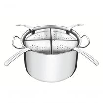 Cozi-pasta Tramontina Professional Em Aço Inox 30cm Com 4 Divisórias Cozi-pasta Tramontina Professional Em Aço Inox 30cm Com 4 Divisórias