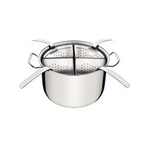 Cozi-Pasta Tramontina Professional em Aço Inox com 4 Divisórias 30 cm 13,5 L Cozi-Pasta Tramontina Professional em Aço Inox com 4 Divisórias 30 cm 13,5 L
