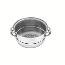 Cozi-Vapore Solar 16 cm 1,6 L em Inox com Alças Tramontina 62510/160 Cozi-Vapore Solar 16 cm 1,6 L em Inox com Alças Tramontina 62510/160