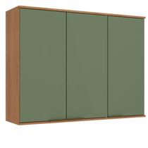 Cozinha 1 Aéreo 120 cm Princess Verde/Freijó/Sálvia