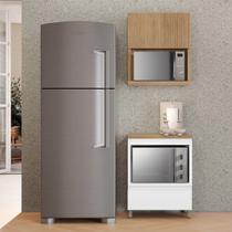 Cozinha 2 Peças 1 Porta 1 Gaveta Armário Aéreo 100% Mdf 70 Cm Rainha