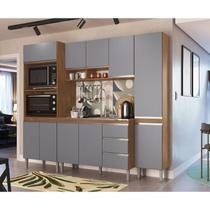 Cozinha 4 Peças 10 Portas 3 Gavetas Athena