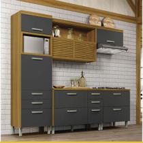 Cozinha 4 Peças 7 Portas 7 Gavetas Nesher Princesa Mdf