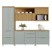 Cozinha 5 Peças 6 Portas 6 Gavetas Marquesa 100% Mdf