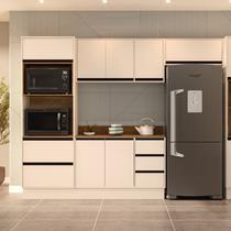 Cozinha 5 Peças Balcão 3 Gavetas 2 Portas Aéreo Paneleiro Torre Quente com Tampo Koya