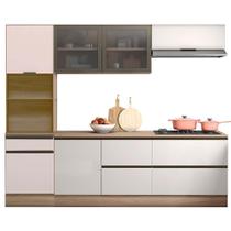 Cozinha 5 Pecas Balcao Tampo 258 Cm Etti Carvalho Oak Off White Pln Carvalho Oak Off White