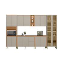 Cozinha 6 peças com Torre Simples e Cristaleira Allure Linea Brasil Cozinha 6 peças com Torre Simples e Cristaleira Allure Linea Brasil
