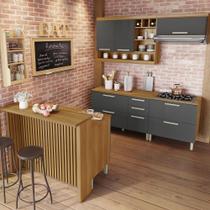 Cozinha 6 Peças Gourmet 100% MDF Burguesa Nesher Cozinha 6 Peças Gourmet 100% MDF Burguesa Nesher