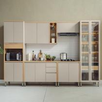 Cozinha 6 Peças Torre Quente Cristaleira Allure Linea Brasil Cozinha 6 Peças Torre Quente Cristaleira Allure Linea Brasil