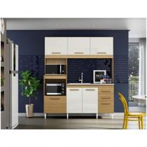 Cozinha 7 Portas 2 Gavetas Camila atacama com off white