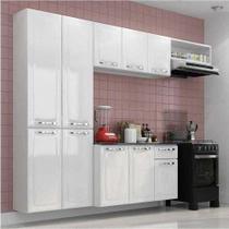 Cozinha Aço Compacta Amanda C/ Tampo - Branca Cozinha Aço Compacta Amanda C/ Tampo - Branca