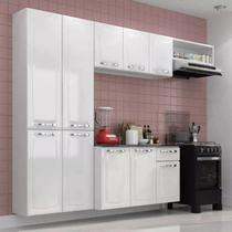 Cozinha Aço Compacta Amanda Com Tampo - Branca Itatiaia Cozinha Aço Compacta Amanda Com Tampo - Branca Itatiaia