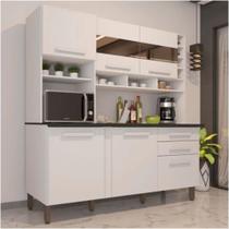 Cozinha Alexia com Espelho 6 Portas MDF e MDP Imop Cozinha Alexia com Espelho 6 Portas MDF e MDP Imop