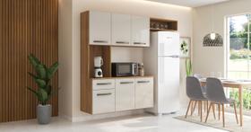 Cozinha Armário Suspenso Moderno Compacto 165 cm - Prático Cozinha Armário Suspenso Moderno Compacto 165 cm - Prático