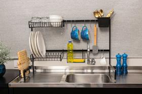 Cozinha Autossustentável Escorredor de Louça Suspenso Modular 20 Peças