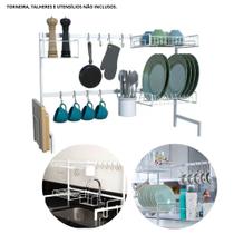 Cozinha Autossustentável Escorredor Suspenso Modular Louça