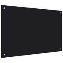 Cozinha Backsplash VidaXL Vidro Temperado Preto 90x60cm Cozinha Backsplash VidaXL Vidro Temperado Preto 90x60cm
