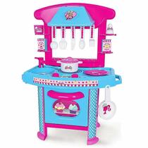 Cozinha Barbie Chef Com Fogão e Pia Infantil Cotiplás