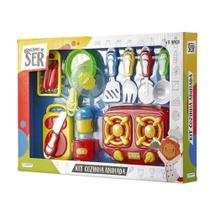 Cozinha Brinquedo Infantil Fogão Utensílios Multikids Br955