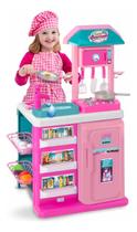 Cozinha brinquedo infantil gourmet com acessorios sai agua