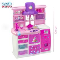 Cozinha Brinquedo Infantil Master Magic Acessorios Forno Geladeira Água